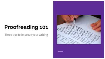 Preview of Proofreading 101: tips to improve your writing