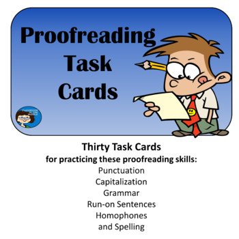 Proofreading - Task Cards