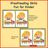 Proofreading Practice Fun for PK-K