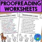 Proofreading Worksheets Editing Practice