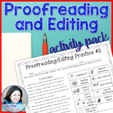 Proofreading and Editing Activity Pack