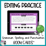Proofreading & Sentence Editing Practice Boom Cards - Gram