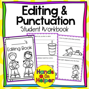 Preview of Proofreading and Editing Punctuation Booklet