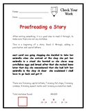 Proofreading - Activities & Self Assessment