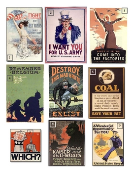 Propaganda during World War I by Lady Lion | Teachers Pay Teachers