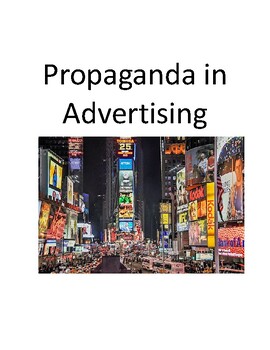 Preview of Propaganda in Advertising