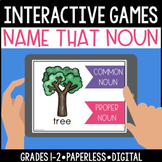 Proper & Common Nouns Interactive, Digital and Paperless Games