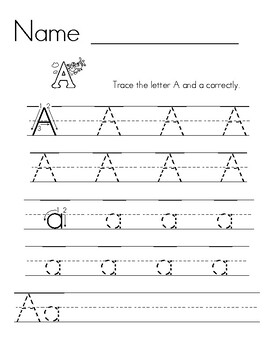 Proper Letter Formation by Kinder at Heart | TPT