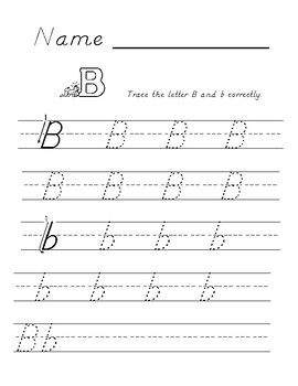 Proper Letter Formation (D'Nealian or Modern Manuscript) by Kinder at Heart