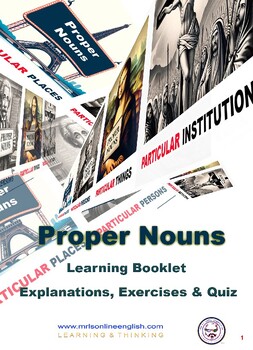 Preview of Proper Nouns Booklet