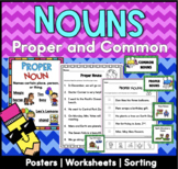Proper Nouns Common Nouns Worksheets and Sorting