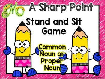 Preview of Proper and Common Nouns – 2 Interactive PowerPoint Stand and Sit Games