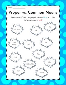 Preview of Proper vs. Common Nouns