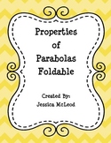 Properites of a Parabola Foldable