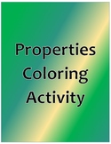 Properties Coloring Activity