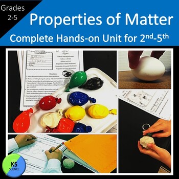 Preview of Properties Of Matter Science Unit | An Egg Exploration With Solids Liquids Gases