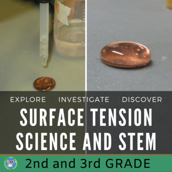 Preview of Properties Of Matter | Water And Surface Tension Experiment | Grade 2 3 Science