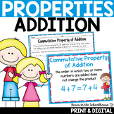 Properties of Addition Activities and Worksheets