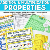 Properties of Addition & Multiplication Activities & Posters