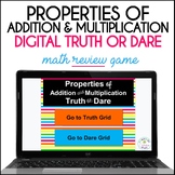 Properties of Addition & Multiplication Digital Math Game 