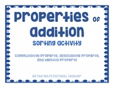 Properties of Addition Sorting Activity
