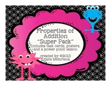 Properties of Addition Super Pack -task cards, powerpoint 