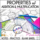Properties of Addition and Multiplication Guided Notes 3rd
