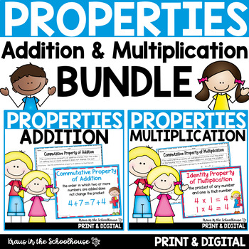 Preview of Properties of Addition and Properties of Multiplication Bundle