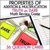 Properties of Addition and Multiplication Math Game | Math