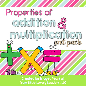 Preview of Properties of Addition and Multiplication Pack