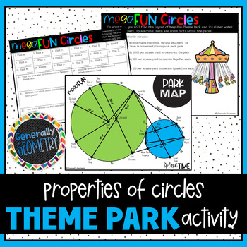 Preview of Properties of Circles Activity | Secants | Tangents | Chords | Angles