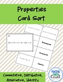 Properties of Equality Card Sort