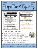 Properties of Equality Guided Notes