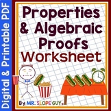 Properties of Equality and Algebraic Proofs Worksheet