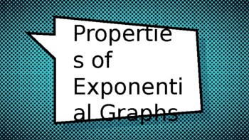 Preview of Properties of Exponential Graphs Slides