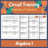 Properties of Exponents Circuit