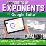Properties of Exponents Digital Unit | MEGA BUNDLE