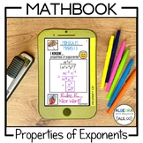 Properties of Exponents (Exponent Rules) Activity - Mathbook