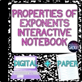 Properties of Exponents Digital Resource (Notes)