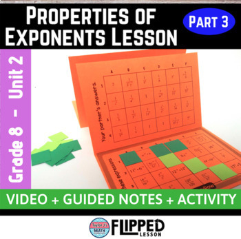 Preview of Properties of Exponents Lesson