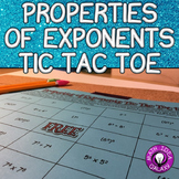 Properties of Exponents Tic Tac Toe