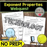 Exponent Properties Webquest Math