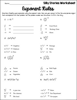 properties of exponents activity exponent rules worksheet laws of exponents