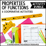 Properties of Functions Activity Bundle | Identify, Evalua