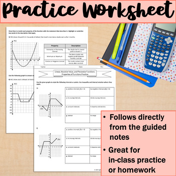 lesson 5 homework practice compare properties of functions answer key