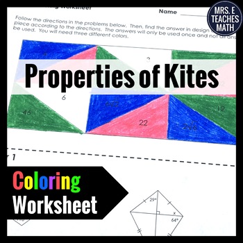 kite properties worksheets