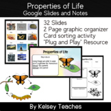 Properties of Life Biology Science Lesson Characteristics 