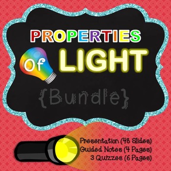 Preview of Properties of Light {Resource Set}