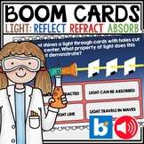 Properties of Light Reflection and Refraction Boom Cards w