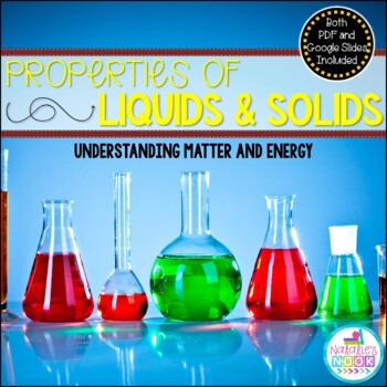 Preview of Properties of Liquids and Solids - Distance Learning (Google Slides & PDF)